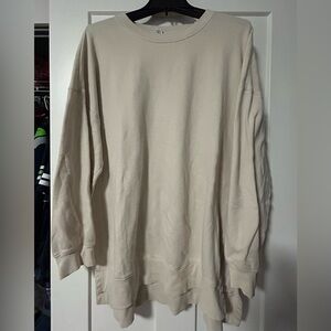 Old Navy Cream XL Tall Sweatshirt